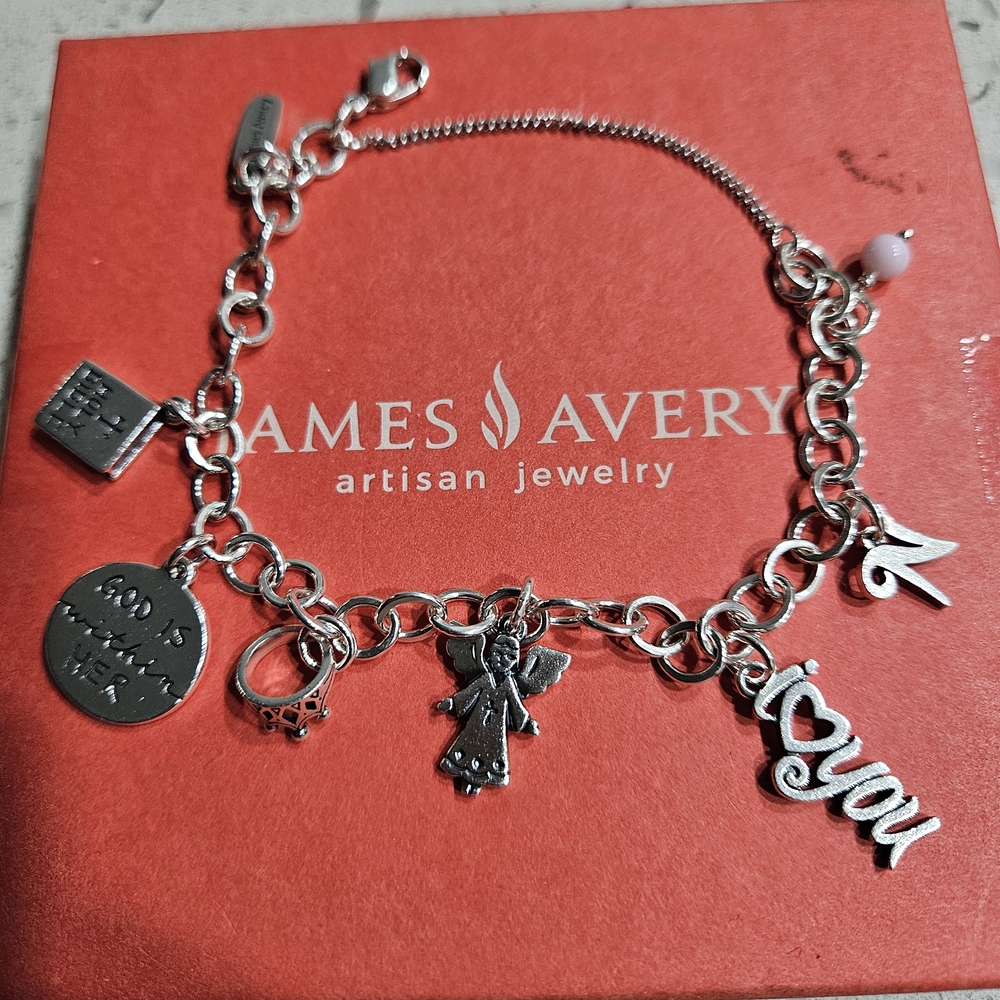 James Avery Silver Charm Bracelet